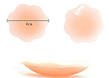 Силіконові багаторазові накладки на соски. Квітка, фото 2