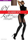 Marilyn ZAZU Classic 60den Колготки з имитацією панчох чорного кольору Розмір 3/4