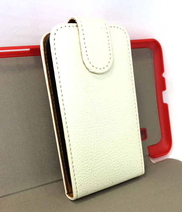 Чохол для Nokia Lumia 510 фліп книжка протиударний білий