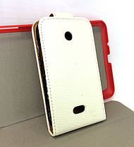Чохол для Nokia Lumia 510 фліп книжка протиударний білий, фото 2
