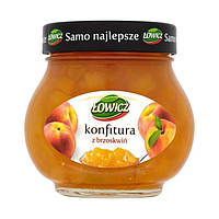 Конфитюр со вкусом персика "Lowicz", 240 грамм