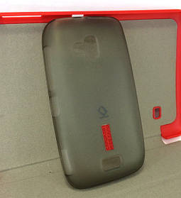 Чохол для Nokia Lumia 610 накладка на бампер протиударний сірий
