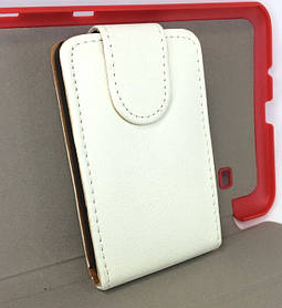 Чохол для Nokia Asha 501 книжка протиударний білий