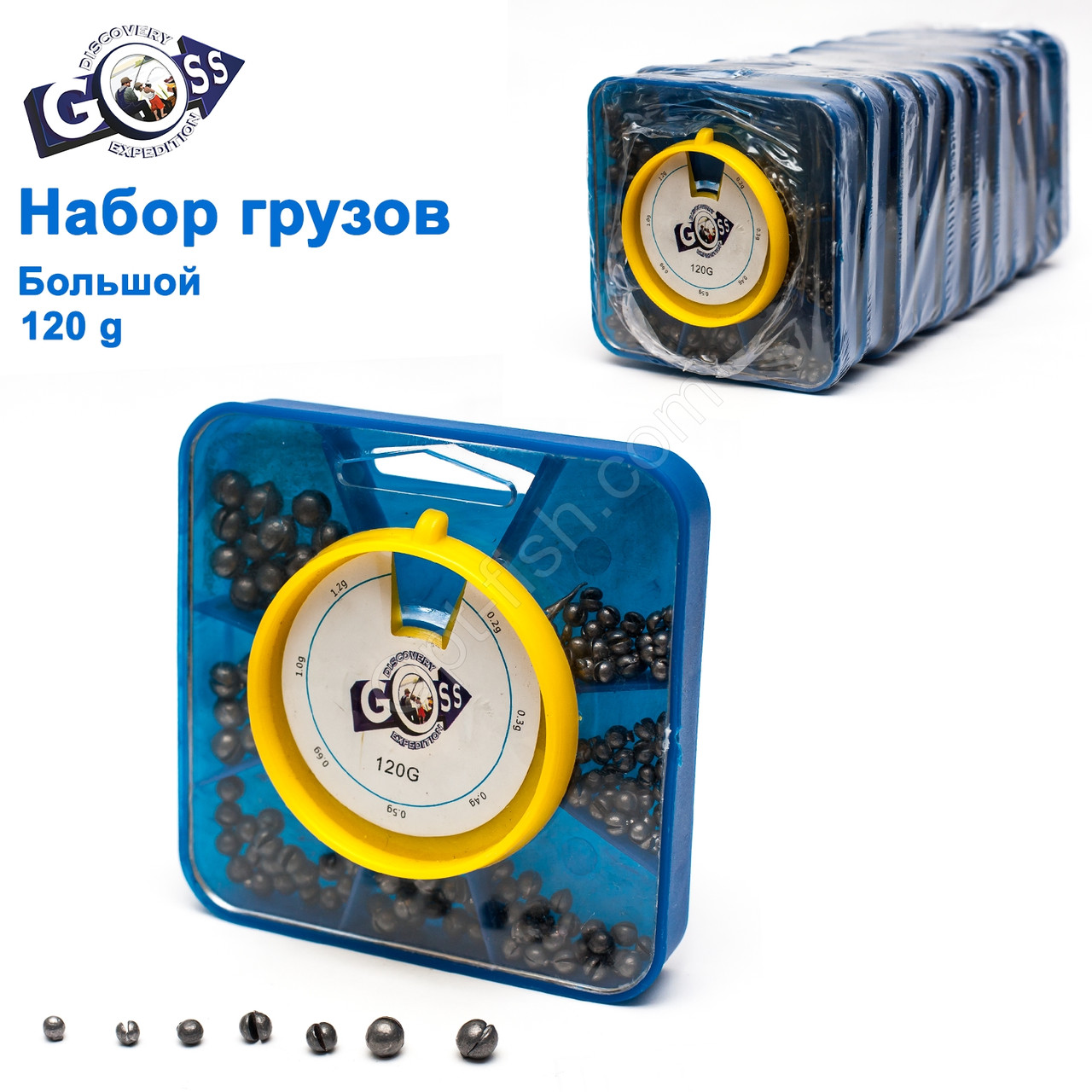 Набір вантажів великий Goss 120g, фото 1