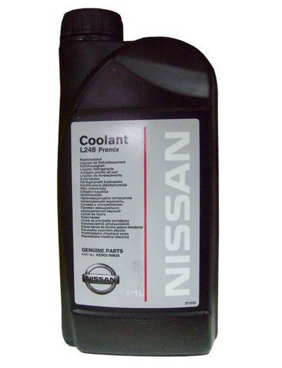 

Охлаждающая жидкость NISSAN COOLANT L248 Premix -38 1лит, Зелёный