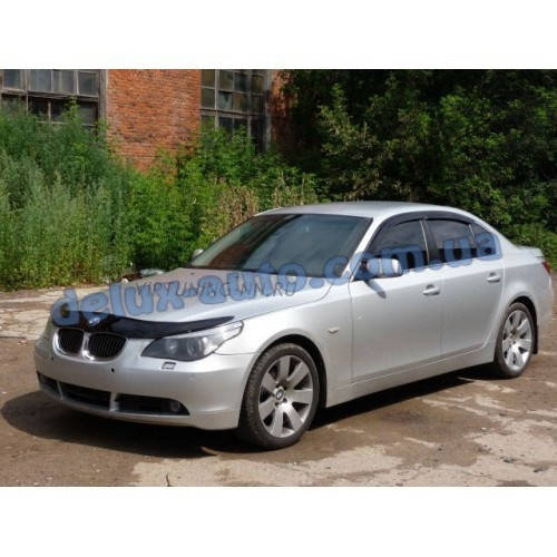 

Мухобойка на капот BMW 5 серии E60 кузов 2003-2010 Дефлектор капота на БМВ 5 Е60 2003-2010
