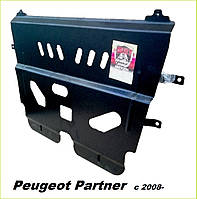 Захист картера двигуна і КПП Пежо Партнер 2 (2008-) Peugeot Partner II