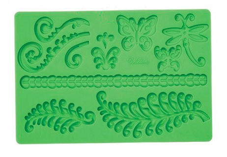 Силіконовий мат "Папороть" 19х12 см