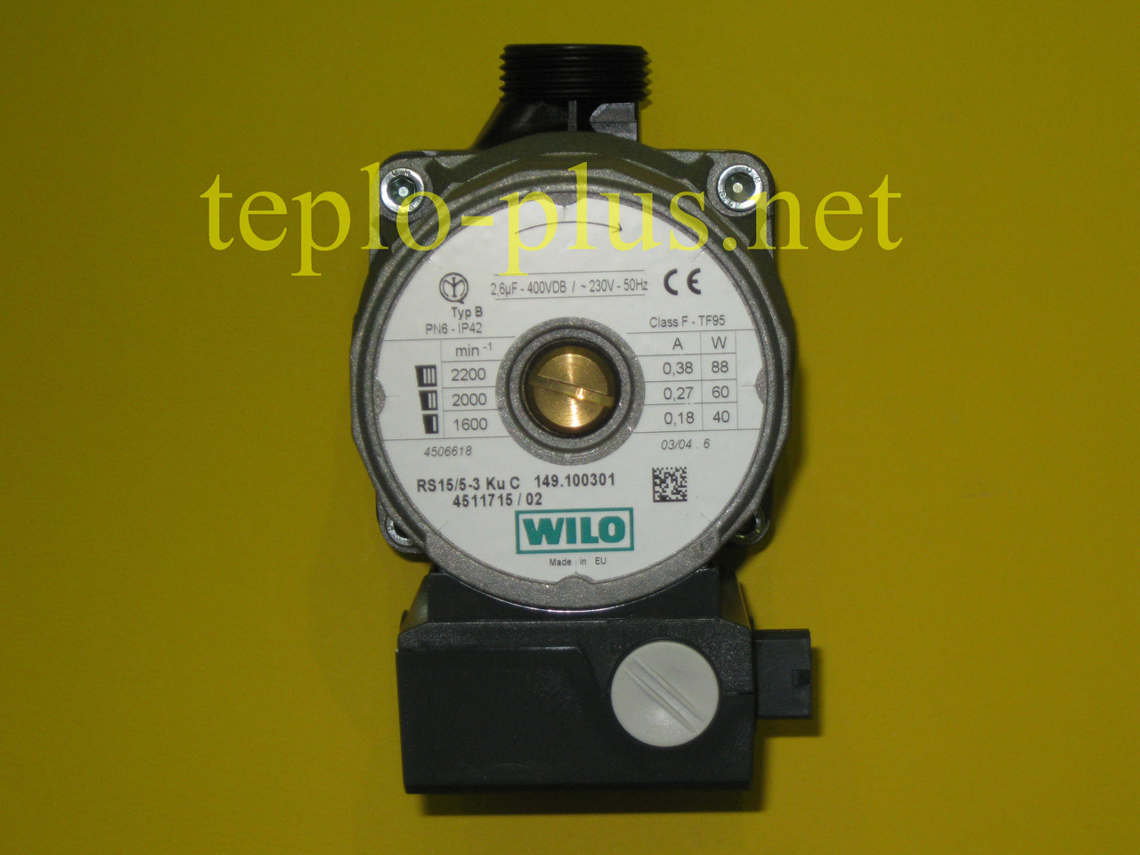 Насос Wilo RS15/5-3 Ku C 149100301 Hermann Eura 23 E, 23 SE, Eura Top 23 E, 23 SE