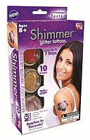 Набор для временного глиттер-тату блестящие татуировки Shimmer Glitter Tattoos боди-арт татту