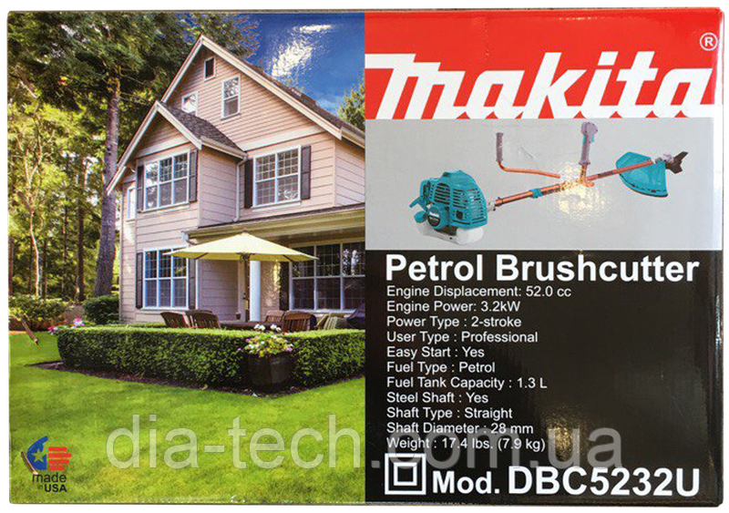 Мотокоса Makita DBC 5232 U + масло 2Т, фото 1