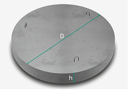 Плиты днищ колодцев