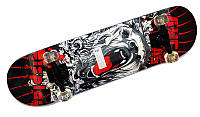 Дерев'яний скейт, скейтбоард спортивний напівпрофесійний MS 0355