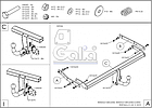 Фаркоп "Galia" RENAULT Megane 3 універсал (з 2008--) автомат, фото 9