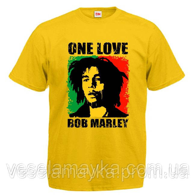 Футболка "One love Bob Marley" - фото 1 - id-p36320912