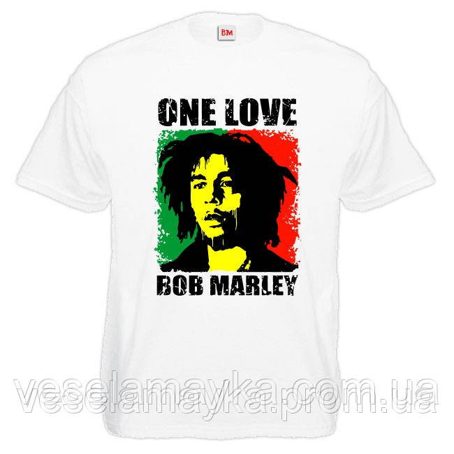 Футболка "One love Bob Marley" - фото 3 - id-p36320912