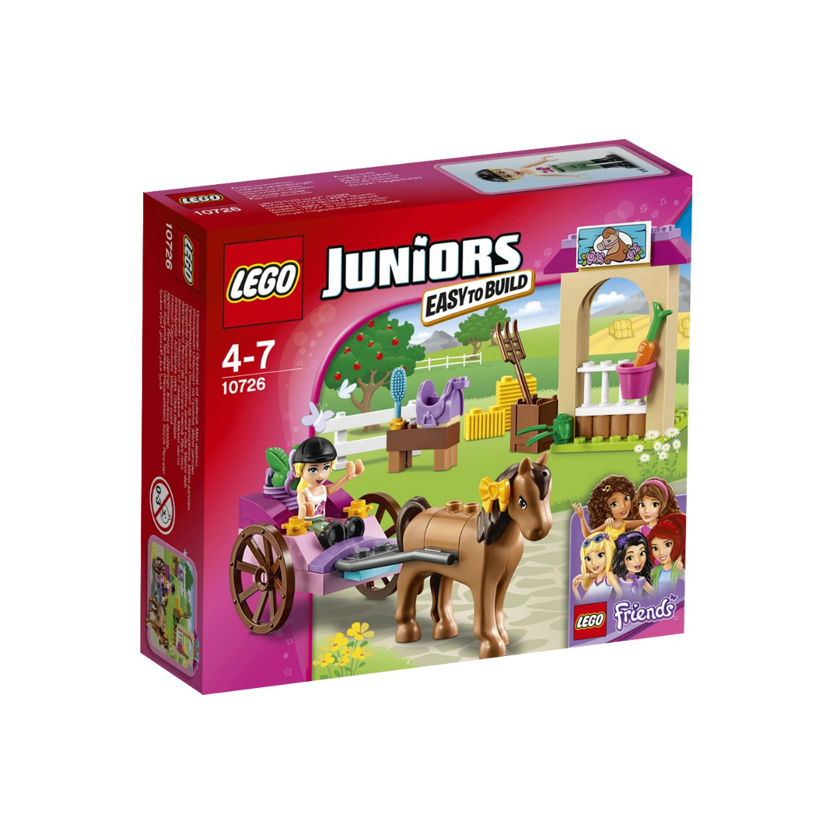 Конструктор лего джуниур Lego Juniors 10726 Лошадь и карета Стефани - фото 2 - id-p538336456