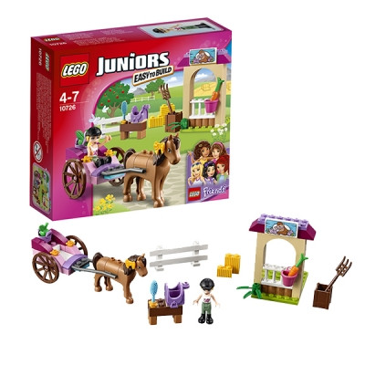 Конструктор лего джуниур Lego Juniors 10726 Лошадь и карета Стефани - фото 3 - id-p538336456