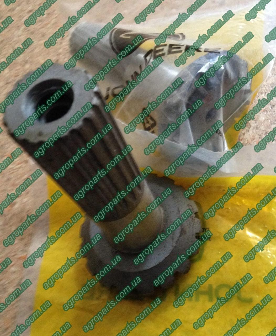 Вал-шестерня Н149869 кутового редуктора Z18 H96148 запчастини John Deere Н149869