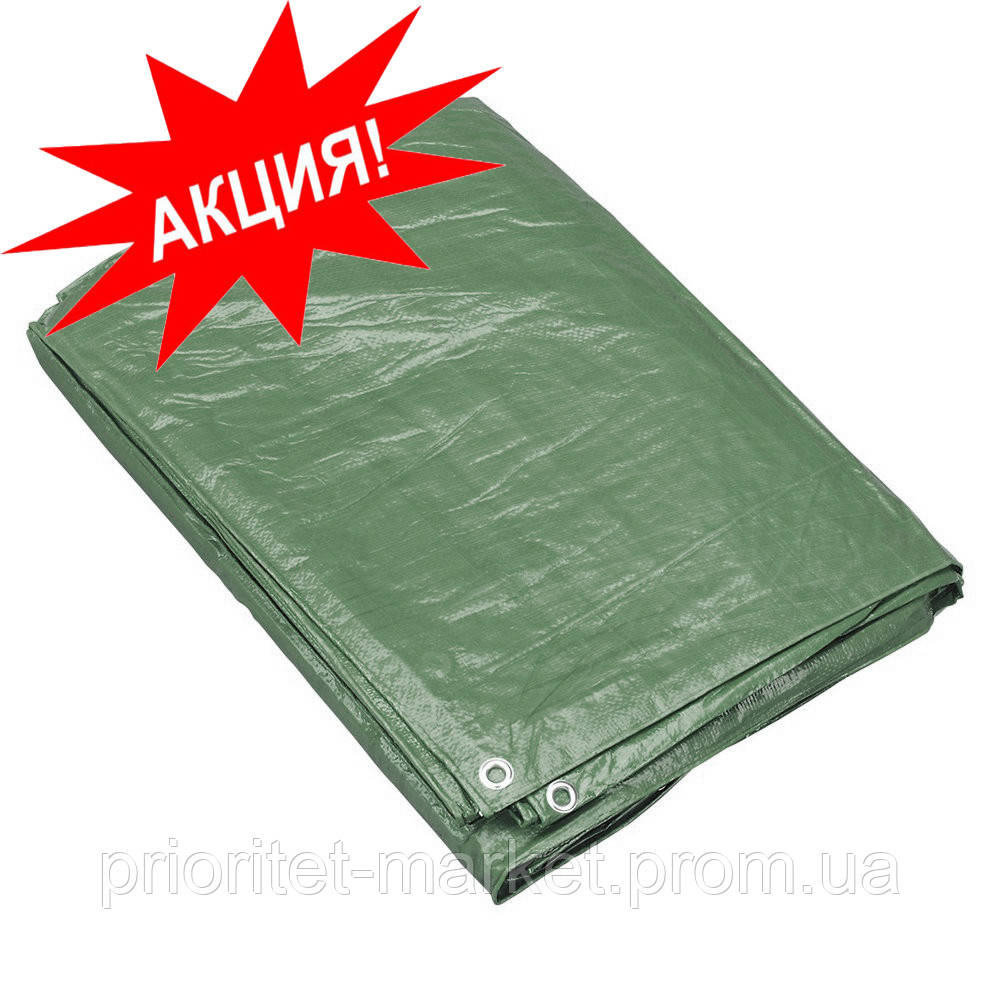 Тент 8х12 м (зеленый 90г/кв.м.) (Tent Tarpaulin)