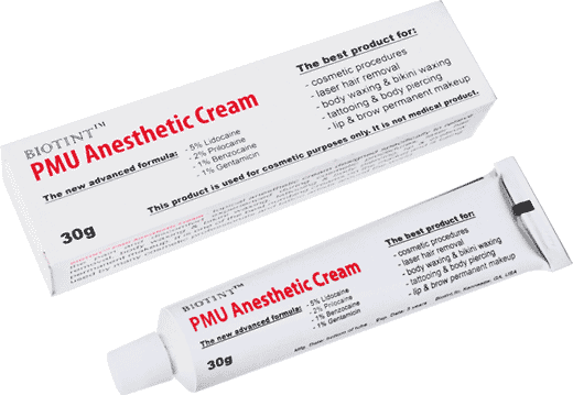 Крем анестетик для кожи PMU 30гр. (ПМУ) Лидокаин 5% Прилокаин 2% - фото 2 - id-p539706450
