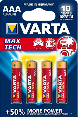 Батарейки Varta - Max Tech ААА LR03 1.5V, фото 2