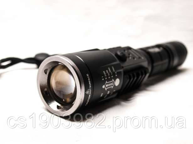 Тактичний ліхтарик U01-T6 Police Супер світло!! 12000W