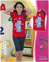 Пижама детская для девочки 4-12лет "AS-EL" производства Турции