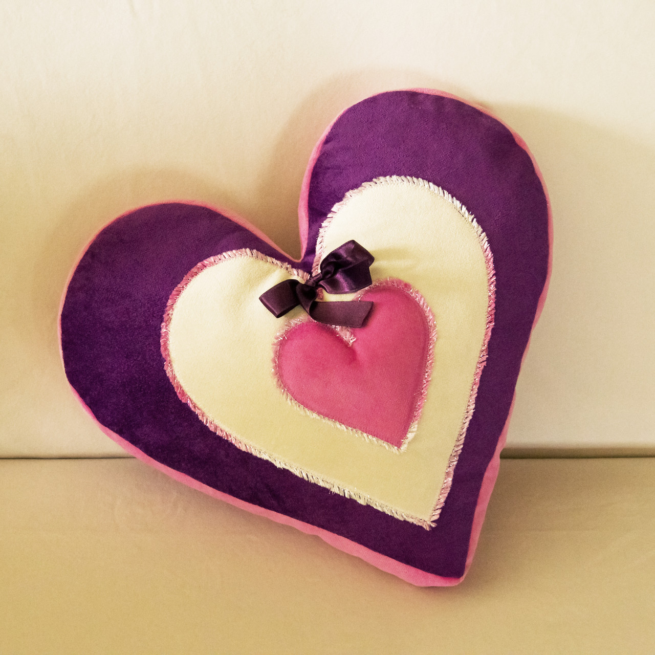 Декоративна подушка "Серце"