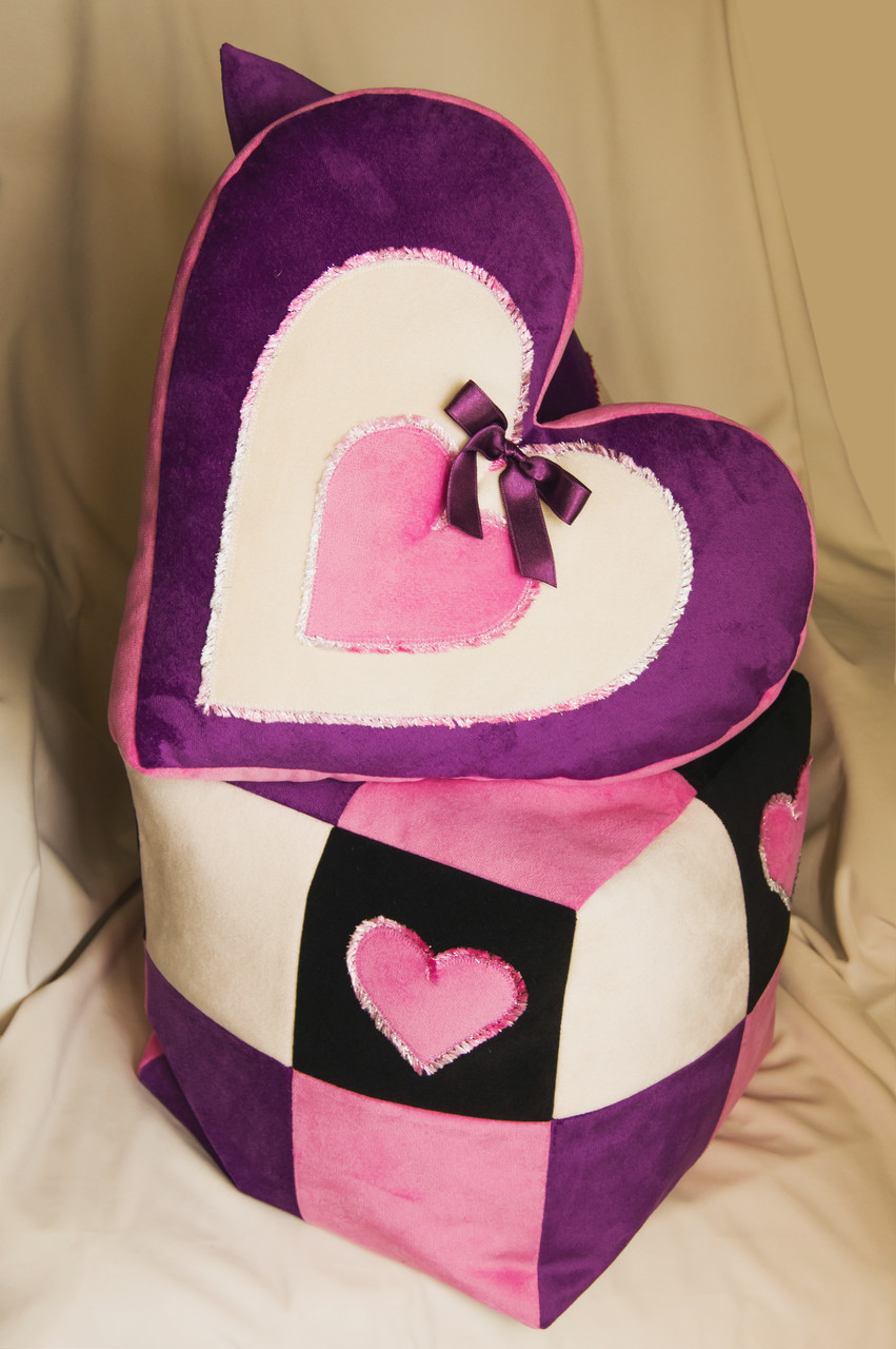 Декоративная подушка "Сердце" - фото 4 - id-p538513841