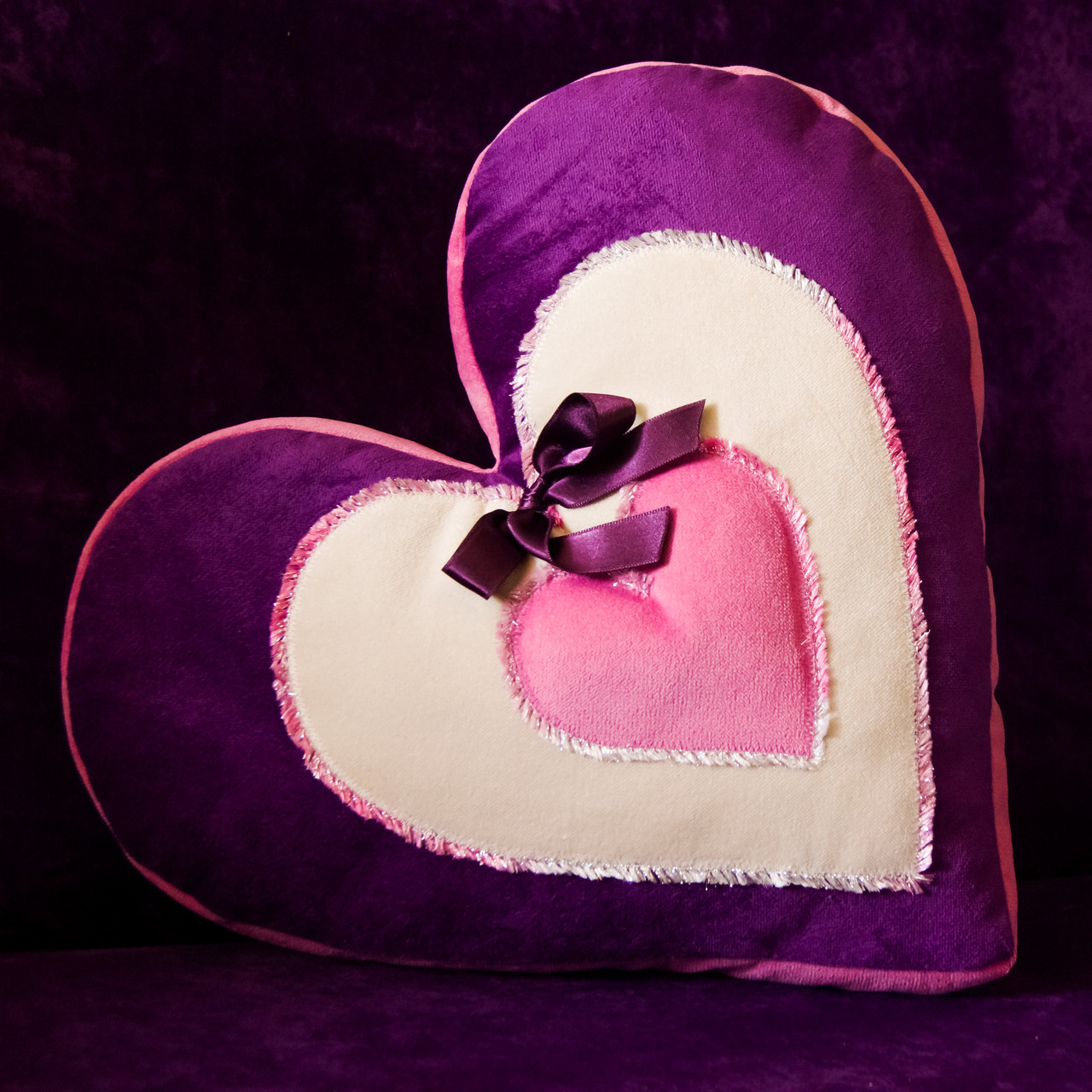 Декоративная подушка "Сердце" - фото 3 - id-p538513841
