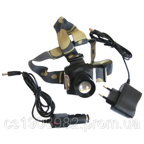 Налобний ліхтарик Bailong BL-6631 Police GREE 1500W