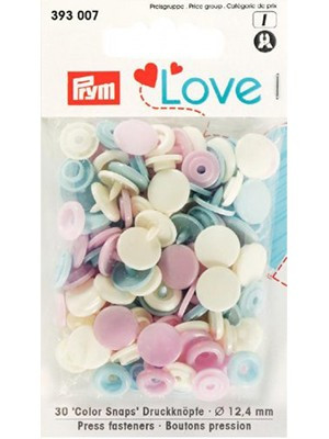 Кнопки Color Snaps PrymLove,розовый/голубой/жемчужный., 12мм, Prym - фото 1 - id-p538583468