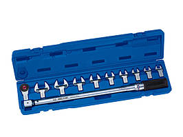 Ключ динамометричний 1/2" 40-200 Мин з набором змінних насадок 13-30 мм KING TONY у кейсі