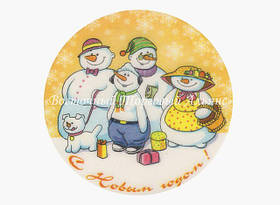 Вафельні картинки — Новий рік No5D — 14,5 см