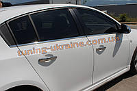 Нижні молдинги скла Omsa на Chevrolet Cruze хетчбек 2011-2012