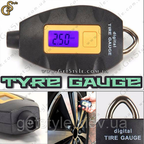 Автомобільний манометр для вимірювання тиску - "Tyre Gauge"