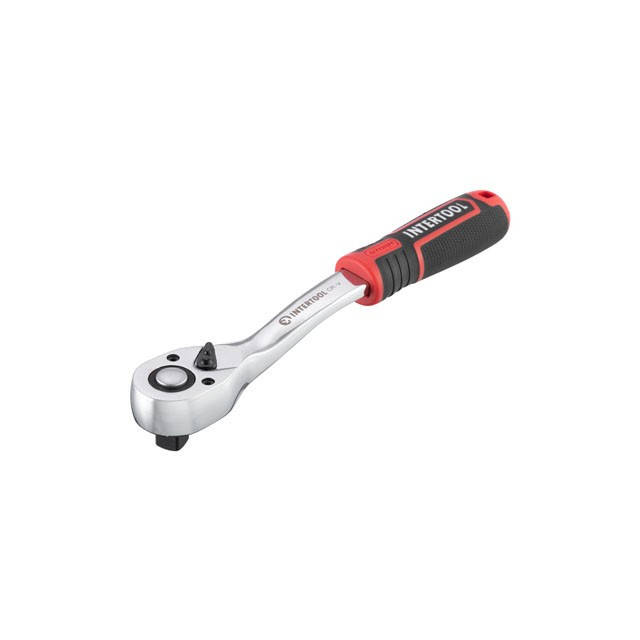 

Рукоятка с храповым механизмом на 72 зуба 3/8"., Cr-V INTERTOOL ET-8002