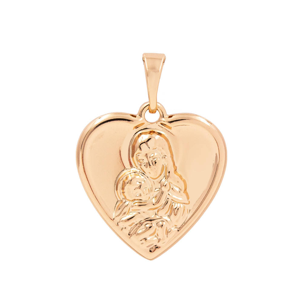 

Подвеска "Богородица" лимонная позолота