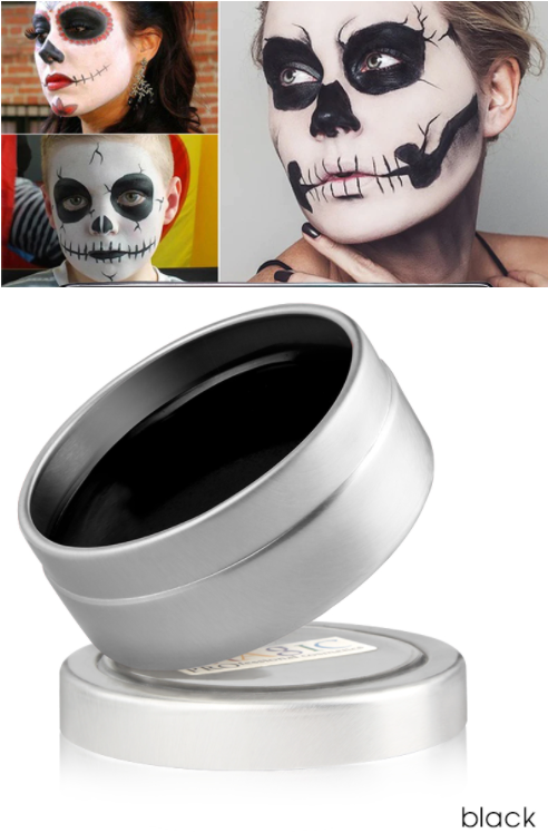 

IMAGIC краска боди-арт для лица маслом для макияжа на хэллоуин, make up 12 мл Черный
