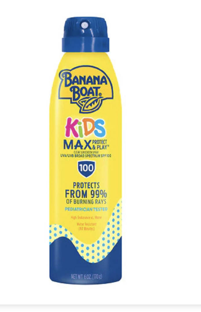 

Детский солнцезащитный спрей Banana Boat 100+ США