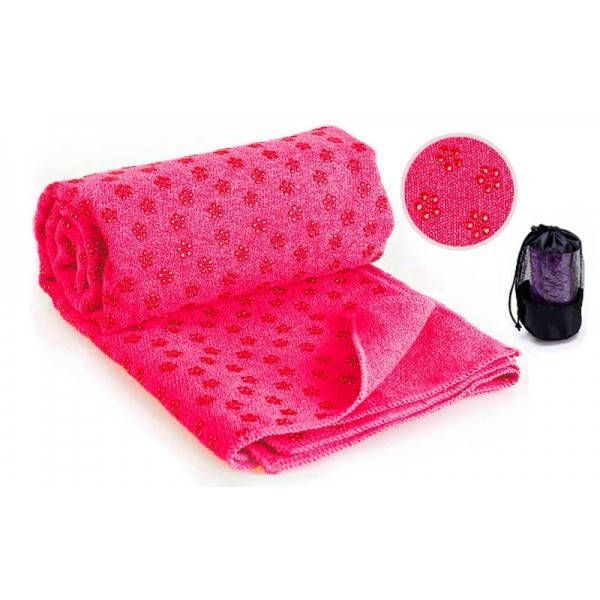 

Коврик – полотенце для йоги OSPORT Yoga mat towel Розовый (FI-4938_PK)