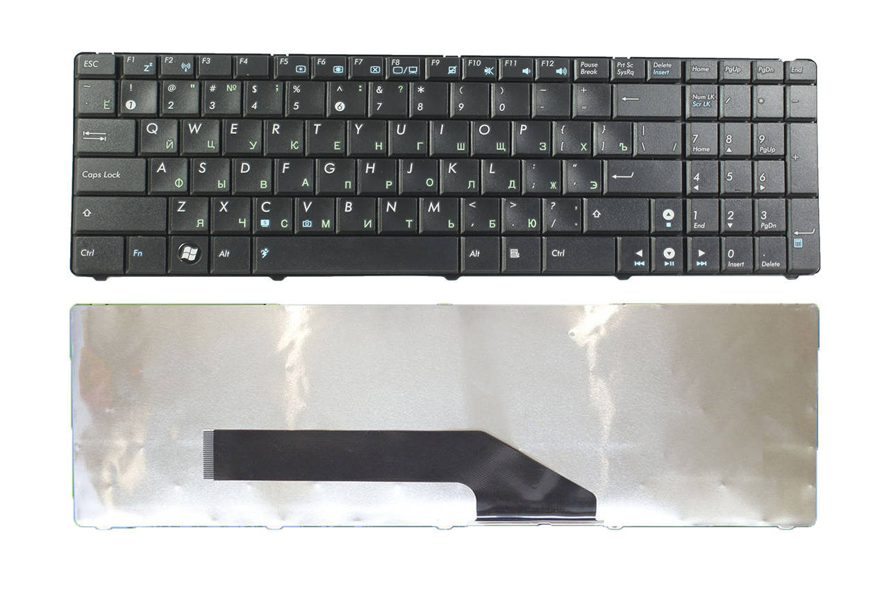 

Клавиатура для ноутбука Asus P81 P81Ij, матовая (04GNV91KRU00), Черный