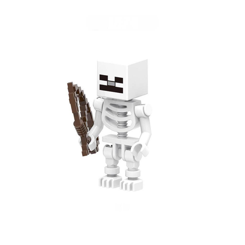

Фігурка в стилі lego Майнкрафт скелет з луком / Фигурка в стиле lego Майнкрафт скелет с луком, Белый