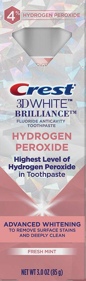 

Новинка! Зубная паста Crest 3D White Brilliance USA hydrogen peroxide 85 грамм Крест 3Д Вайт Бриллианс США