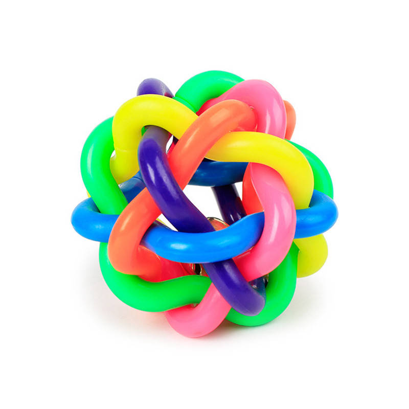 

Игрушка мяч резиновый плетеный для собак Pipitao 061111 D:7,0см Multi Color