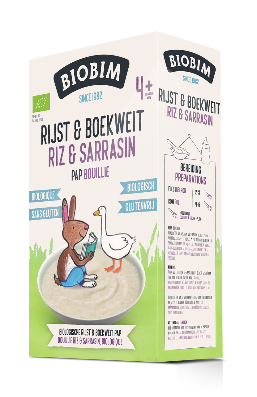 

Каша безмолочная органическая гречнево-рисовая BioBim, 200г