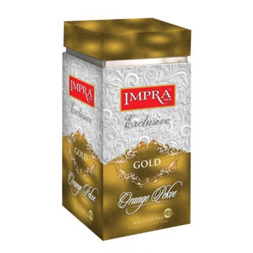 

Чай черный Impra Exclusive Gold Orange Pekoe крупнолистовой ж/б 200 г Шри-Ланка