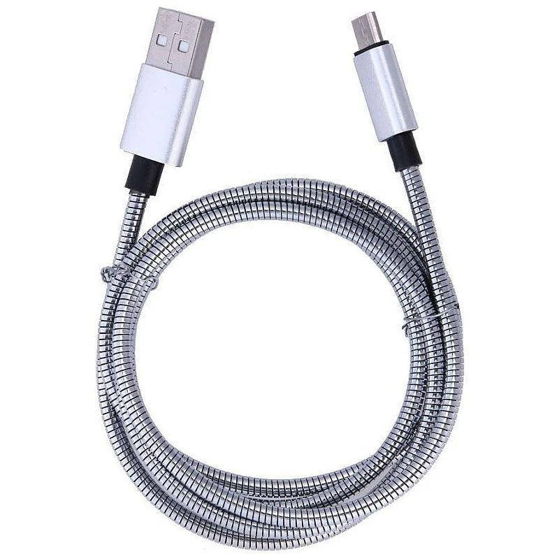 

Кабель Usb Micro Usb в металлической оплетке, 1 метр