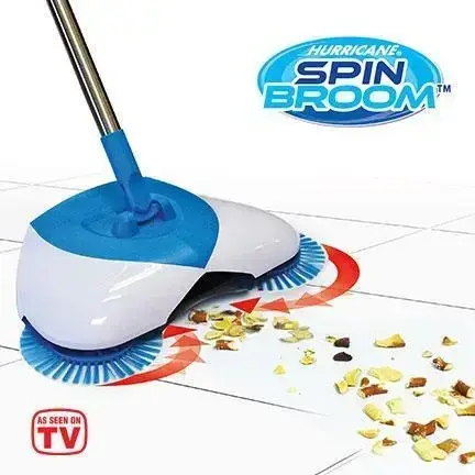 

Универсальный ручной веник для уборки Hurricane Spin Broom